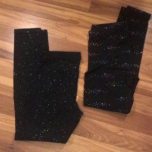 Girls Glitter/sparkly leggings
